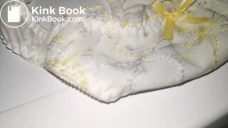 Lovely tutu Bowknot white panty after playing twice!!!