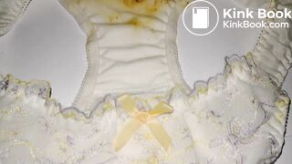 Lovely tutu Bowknot white panty after playing twice!!!