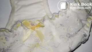 Lovely tutu Bowknot white panty after playing twice!!!