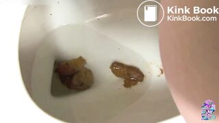 Hot girl nasty toilet turd