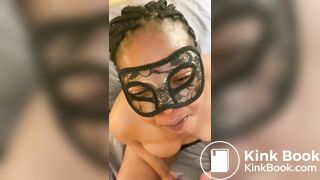 Hungry toilet slut gobbles my shit and drinks piss