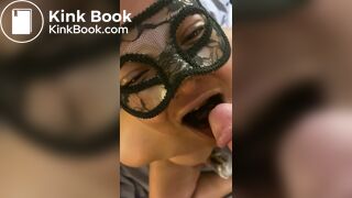 Hungry toilet slut gobbles my shit and drinks piss