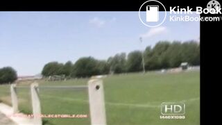 Soccer Mom Pooping on The Bathroom Floor