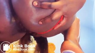 Phat booty and a plateful of shit