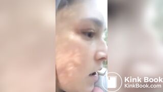 Pretty Girl Pooping Outdoors - 3