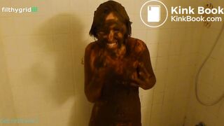 Covering Her Self In Scat