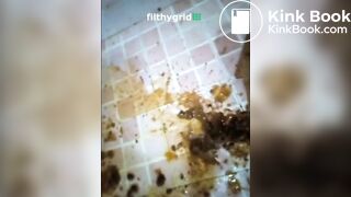 Blonde chicks poop explosion