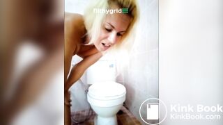 Blonde chicks poop explosion