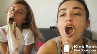 Lesbian eat panty poo
