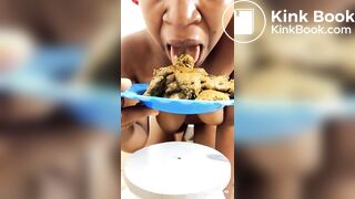 Nasty ebony defecation - video 13