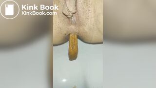 Lithuanian girl Shitting in the toilet for boyfriend - video 2