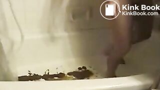 diarrhea blast in tub