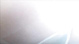 Close Up Poops Tease In White Tights