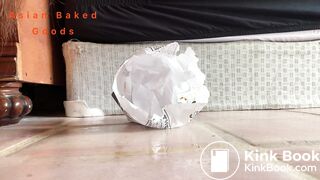 Close Up Piss, And Poo Frontal Floor Squat