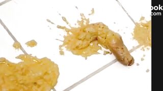 Shit spewing bumhole 2