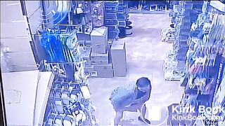 STORE CAMERA CATCHES WOMEN DEFECATING ON THE FLOOR