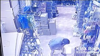 STORE CAMERA CATCHES WOMEN DEFECATING ON THE FLOOR