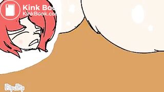 Redhead pooping cartoon