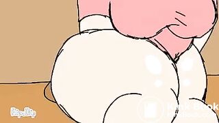 Redhead pooping cartoon