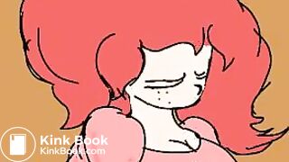 Redhead pooping cartoon