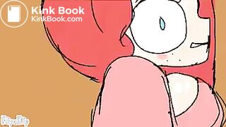 Redhead pooping cartoon