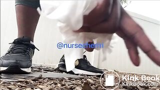 Desperation shit outside