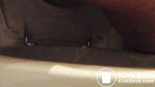 My butt make poo poo in girls school toilet