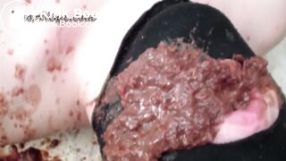 beautiful girl feed slave