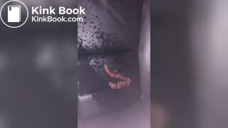 Wife pisses on her shit and car seat