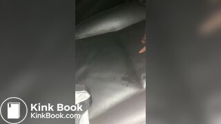 Wife pisses on her shit and car seat