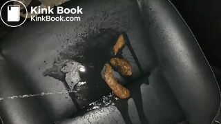 Pissing on her shit - video 2