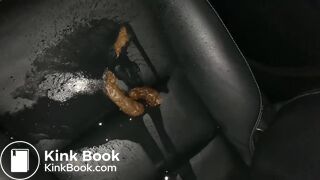 Pissing on her shit - video 2