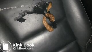 Pissing on her shit - video 2