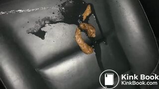 Pissing on her shit - video 2