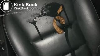 Pissing on her shit - video 2