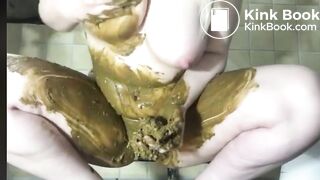 BBW solo scat smearing part. 2