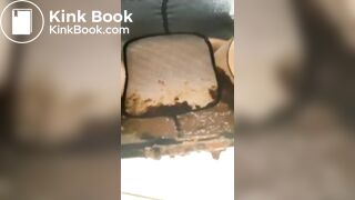 Fake tits Brit pornstar shits herself