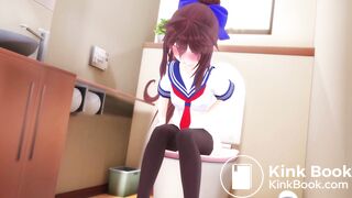 This is what a girl excretes