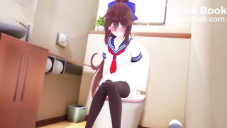 This is what a girl excretes