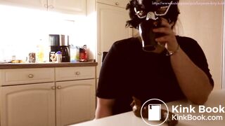 ...'s famous shitlog on the breakfast table