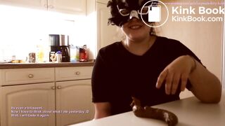 ...'s famous shitlog on the breakfast table