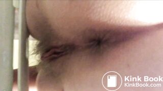 woman poping on toilet - video 4