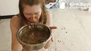 she's puking up her own shit