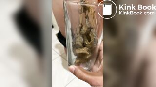 Yummy poop for slave
