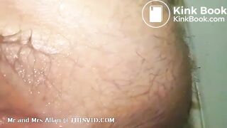 wife pooping view from between the legs