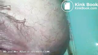 wife pooping view from between the legs