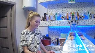 Woman pooping in Toilet 27