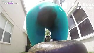 Sweet girl shits in her panties