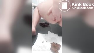 Sexy nurse poop