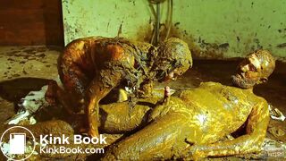 Betty sucks of Frankys cowshit covered cock - 50 % sale